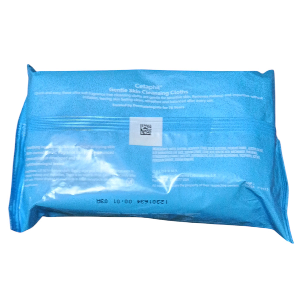 NIB Cetaphil‎ Gentle Skin cleansing Clothes Pre Moistened Wipes 25ct - Picture 2 of 3